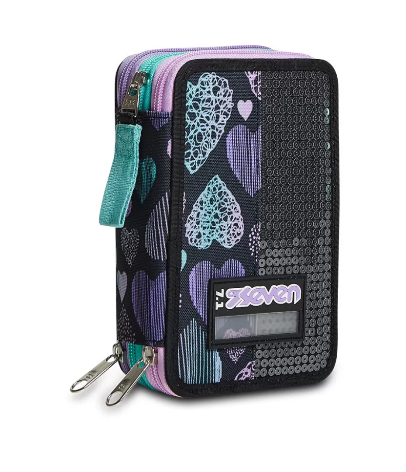Astucci | Seven Astuccio ® 3 Zip - Patchyheart Girl