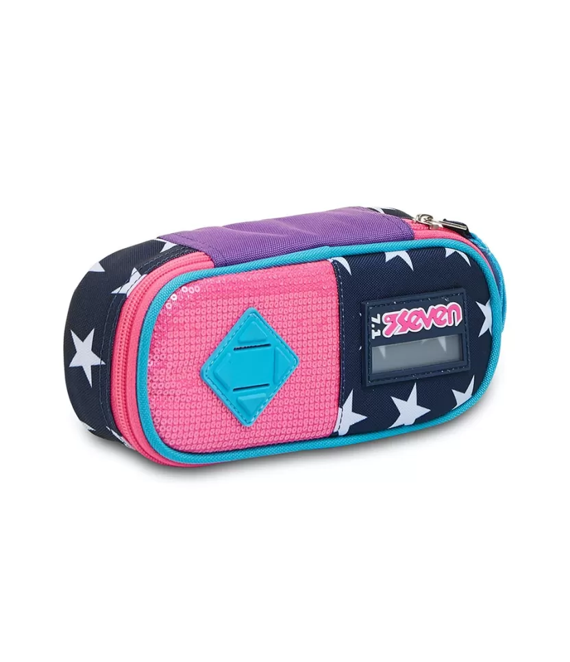 Portapenne Round | Seven Portapenne ® Round Plus - Pinking Blue