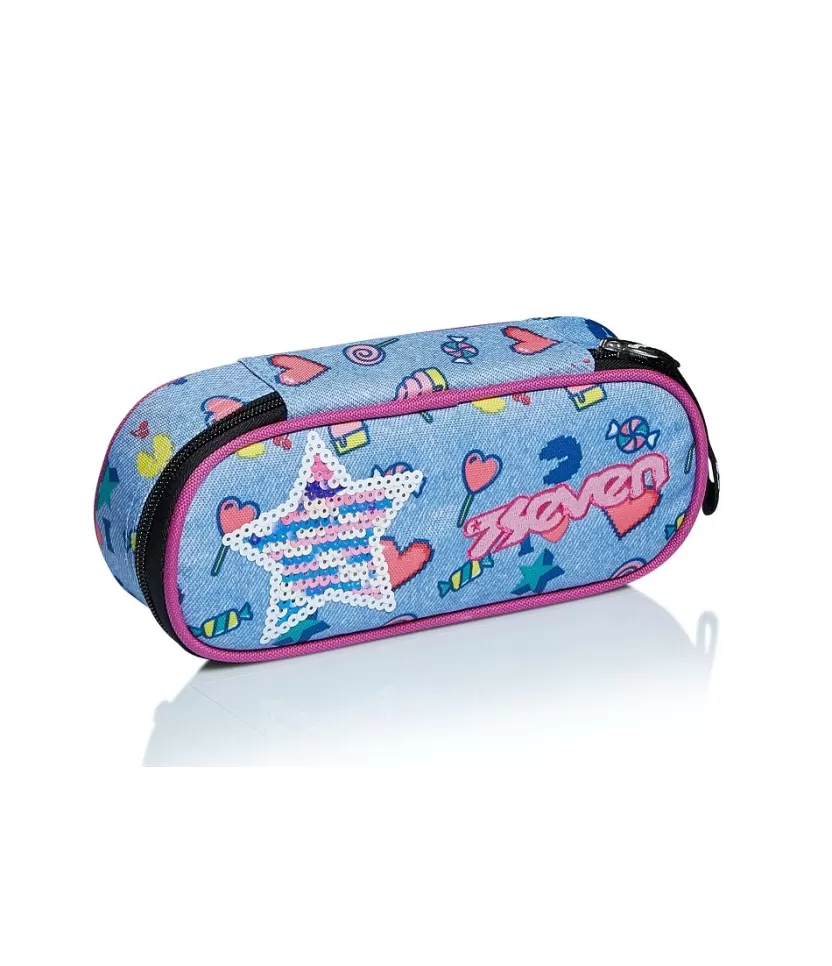 Portapenne Round | Seven Portapenne ® Round Plus - Starry Rainbow