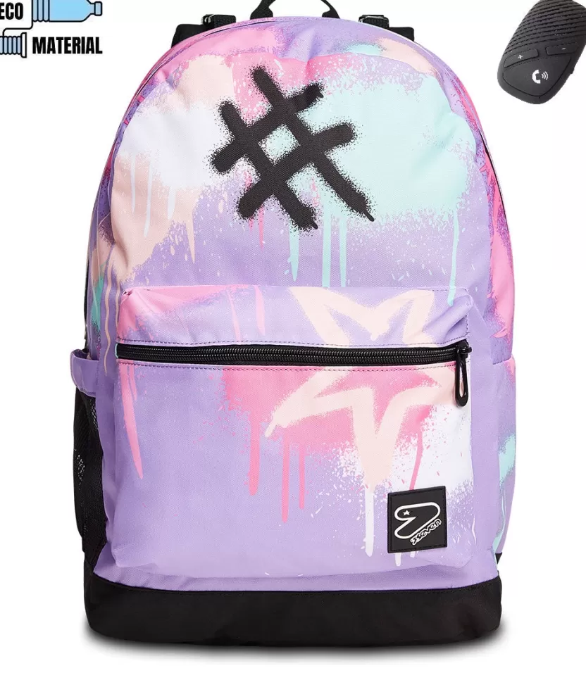 Zaini Reversibili | Seven Zaino ® Reversibile Con Dispositivo Wireless - The Double Music A