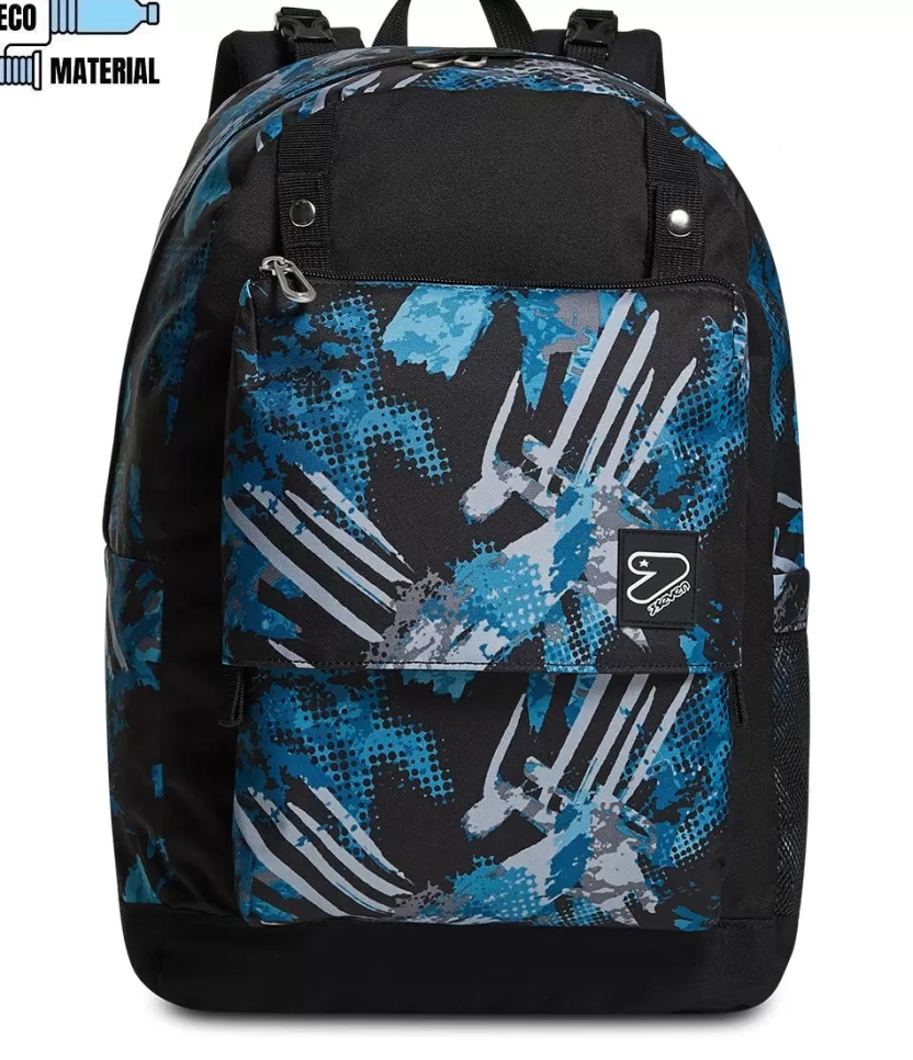 Zaini Reversibili | Seven Zaino ® Reversibile Updown - The Double Greenish Net