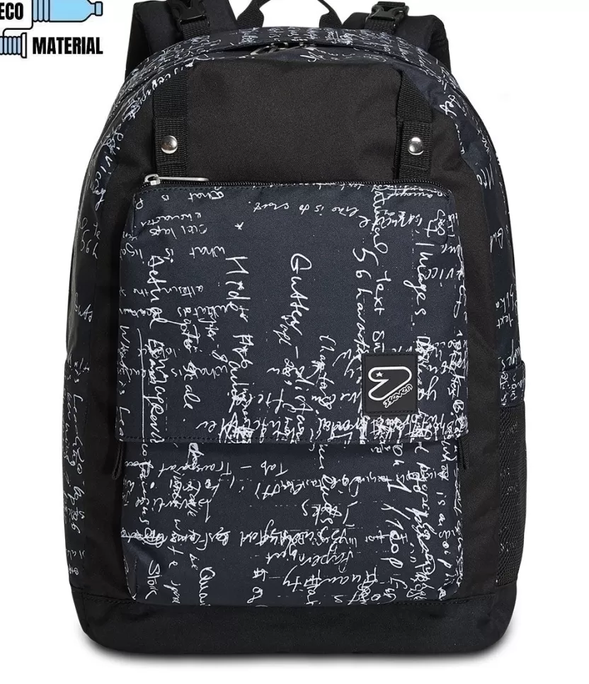 Zaini Reversibili | Seven Zaino ® Reversibile Updown - The Double White Script